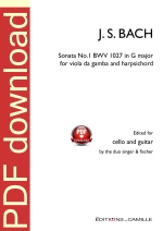 Bach - sonata for gamba BWV 1027